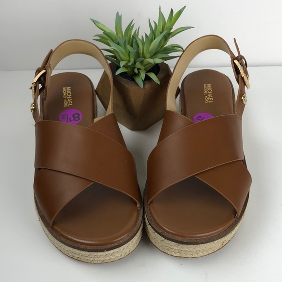 NEW Michael Kors Abbott Espadrille Sandals 8.5 - Picture 1 of 8
